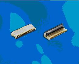 0.2毫米間距，0.9毫米高度FPC 零插入力連接器