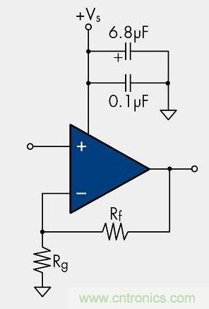 一個(gè)單電源放大器示例