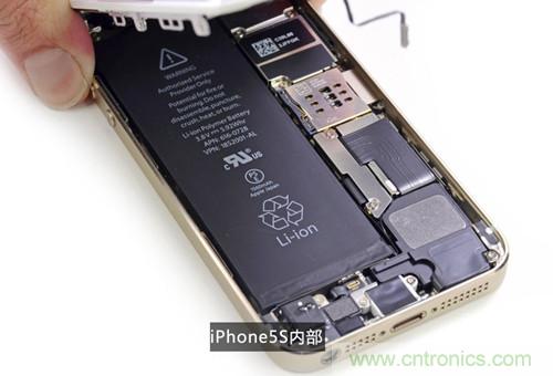 土豪金iPhone 5S拆解：內部結構升級，維修難度增加