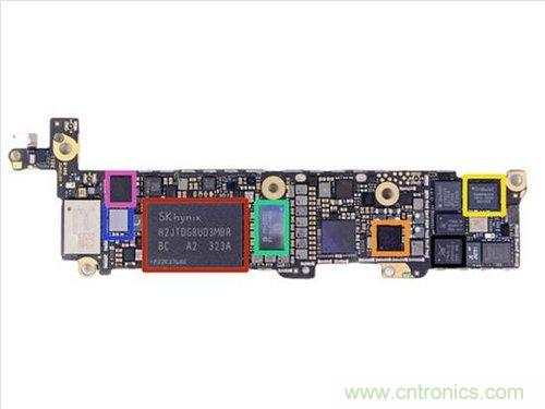 土豪金iPhone 5S拆解：內部結構升級，維修難度增加