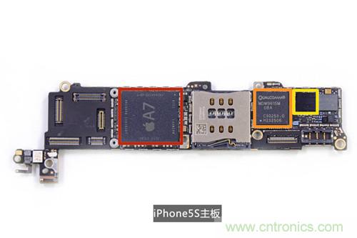 土豪金iPhone 5S拆解：內部結構升級，維修難度增加