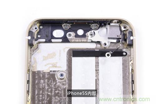 土豪金iPhone 5S拆解：內部結構升級，維修難度增加