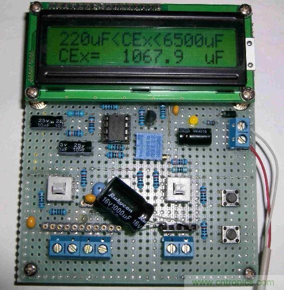DIY集電容、電感和頻率為一體的測(cè)量?jī)x器
