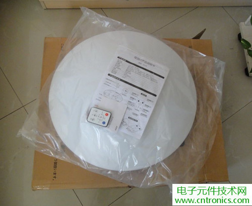 高端大氣上檔次！智能遙控調(diào)光LED吸頂燈拆解