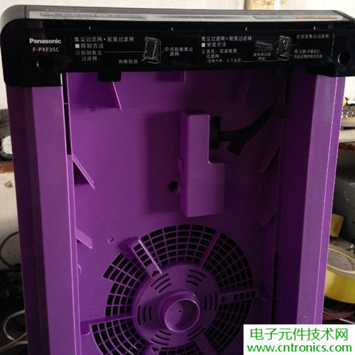 PM2.5殺手！松下納米水離子空氣凈化器拆解