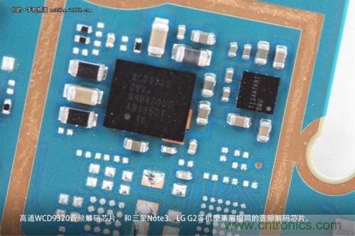 WCD9320音頻解碼芯片，和Note 3以及G2上采用的一模一樣