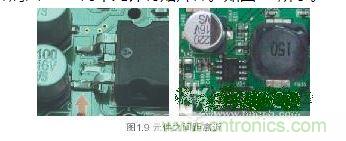 元件之間的距離放置不規(guī)范，可維修性差