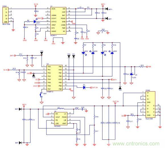 移動(dòng)電源電路的三種設(shè)計(jì)方案，哪個(gè)技高一籌？