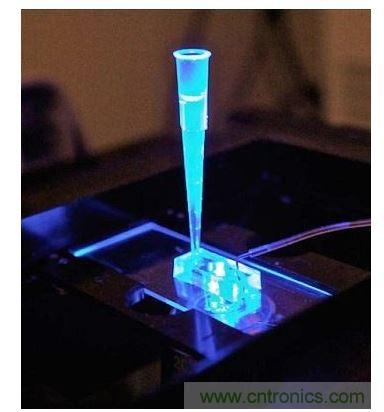 加州柏克萊大學所開發(fā)的“心臟單芯片”用以放置從成人干細胞產(chǎn)出的人類心臟組織，該系統(tǒng)有一天可望替代實驗動物應用于藥物安全篩檢