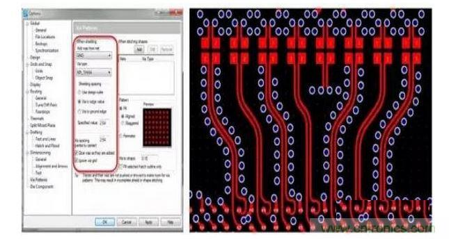 PCB 設(shè)計(jì)工具如果能夠控制共面波導(dǎo)和波導(dǎo)過孔的創(chuàng)建，將有助于顯著減少設(shè)計(jì)錯(cuò)誤和縮短設(shè)計(jì)時(shí)間。