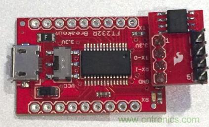  圖4：裝配好的隔離型USB-to-UART轉(zhuǎn)換器。