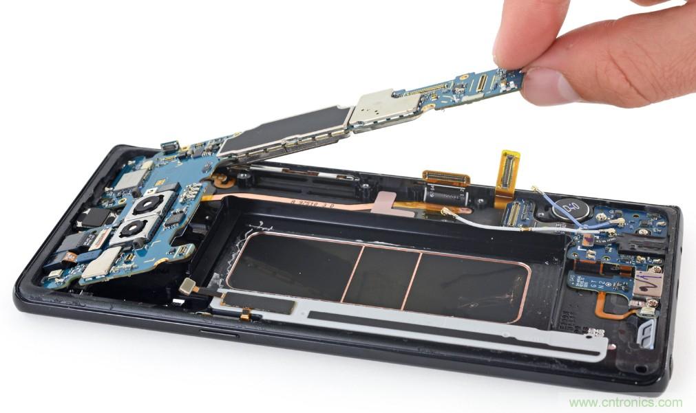 三星Note 8拆解，模塊化+分離式設(shè)計(jì)成趨勢？