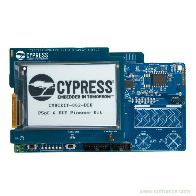 Cypress Semiconductor PSoC 6 BLE Pioneer 套件現(xiàn)已入庫(kù) Digi-Key；客戶預(yù)訂訂單陸續(xù)發(fā)貨中