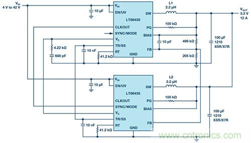 42 V、6 A（峰值7 A）、超低EMI輻射、高效率降壓型穩(wěn)壓器