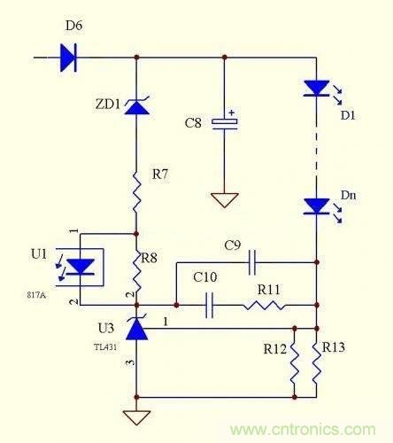 LED驅(qū)動(dòng)電源：3個(gè)電路巧妙利用TL431來恒流！
