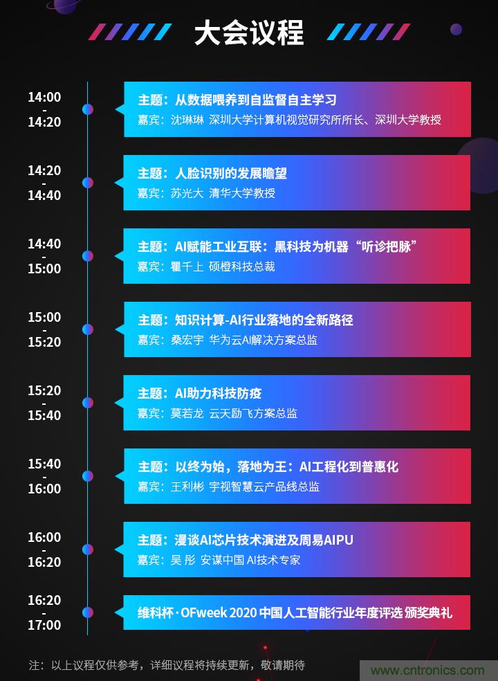 深圳喊你來參加“OFweek 2020（第五屆）人工智能技術(shù)創(chuàng)新論壇”啦！