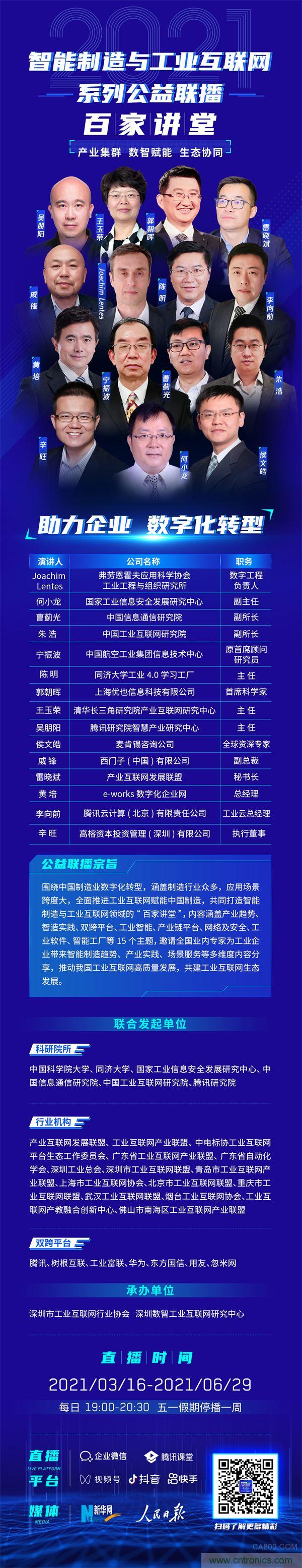 2021智能制造與工業(yè)互聯(lián)網(wǎng)系列公益聯(lián)播“百家講堂”將開(kāi)啟 2021智能制造與工業(yè)互聯(lián)網(wǎng)系列公益聯(lián)播“百家講堂”將開(kāi)啟