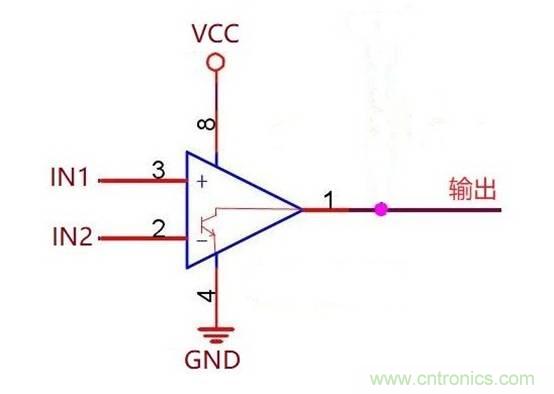 電壓比較器的工作原理以及與運放的差異 電壓比較器的工作原理以及與運放的差異