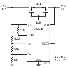 為敏感電路提供過壓及電源反接保護！