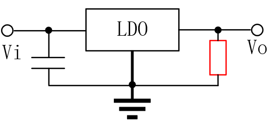 LDO輸出為什么并聯(lián)接地電阻？