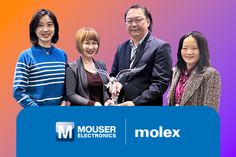 七連冠！貿(mào)澤電子蟬聯(lián)Molex亞太區(qū)年度電子目錄代理商大獎